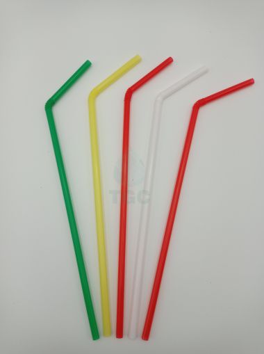 Сламки чупещи ЦВЕТНИ 100бр/пак.100пак./чув.