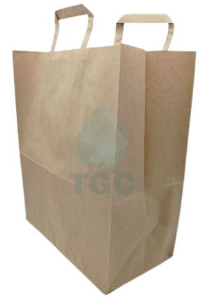 Хартиена чанта Кафява 28/33 25бр/ст;8ст/каш