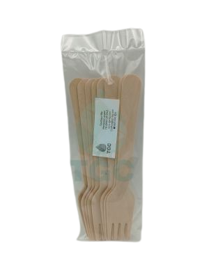 ХИТ ЕКО Дървена вилица 8бр./пак.