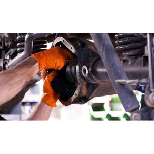 FULL GRIP Оранжеви Нитрилни Ръкавици L 50бр./кут. 10кут./каш.