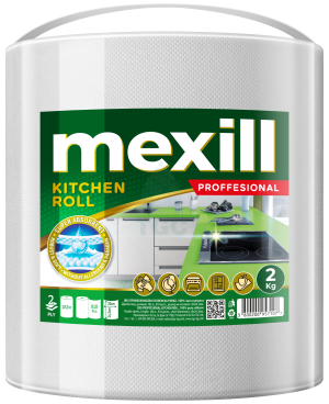 MEXILL 2кг. Кухненска ролка 100% целулоза 3 рол./чув.
